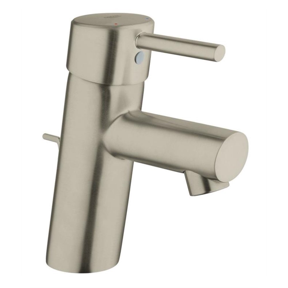 Grohe 34270ENA Concetto Single Hole Small Size Bathroom Faucet, Brushed