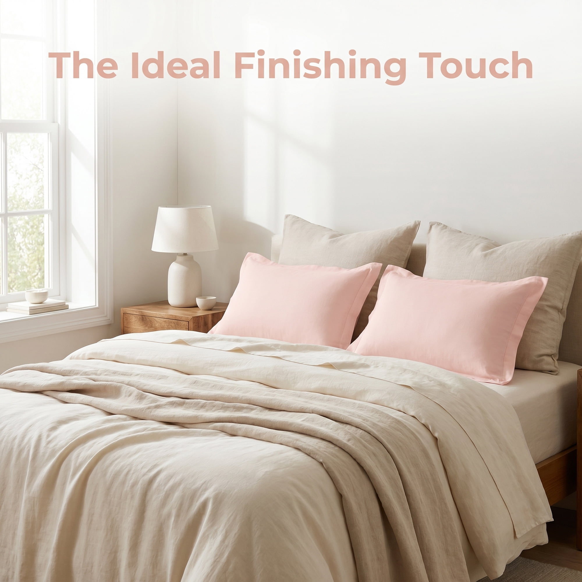 Unique Bargains 2 Pack Silk Pillowcase Set Smooth Cooling Envelope Closure Pink