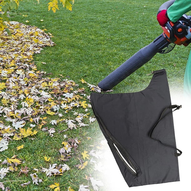 Bolsa de Repuesto perfecl para Aspiradora con Cremallera Inferior Bolsa de Basura para Soplador Negro