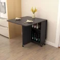 thumbnail image 4 of Mesa de comedor plegable para el hogar, mueble de almacenamiento móvil multifuncional, moderno y sencillo, extensible, para sala de estar y cocina, 4 of 4