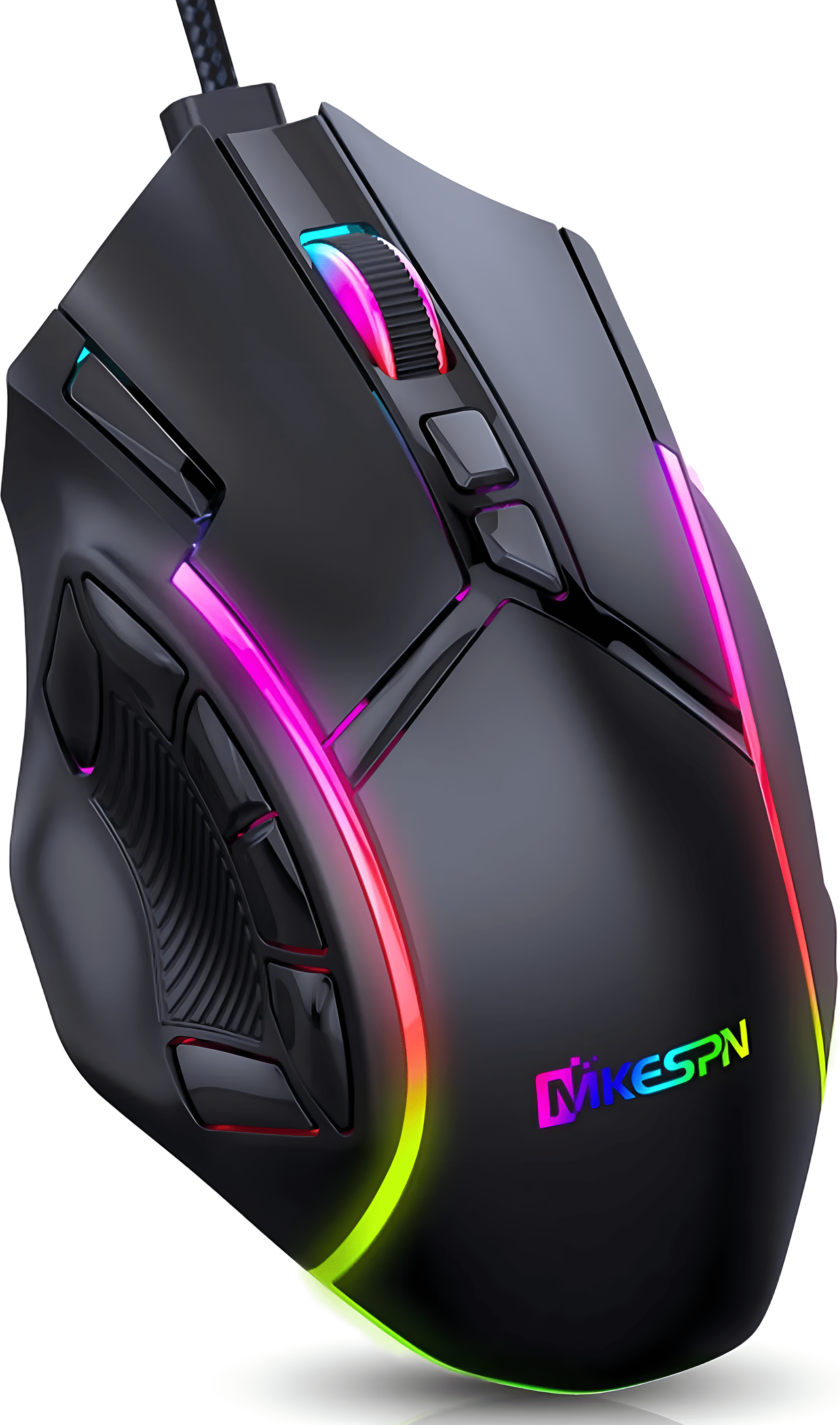 Wired Lightweight Gaming Mouse,6 RGB Backlit Mouse with 7 Buttons Programmable Driver,6400DPI Computer Mouse,Ultralight Honeycomb Shell Ultraweave Cable Compatible with PC Gamers,Xbox,PS4 (Black) - Walmart.com Wired Lightweight Gaming Mouse,6 RGB Backlit Mouse with 7 Buttons Programmable Driver,6400DPI Computer Mouse,Ultralight Honeycomb Shell Ultraweave Cable Compatible with PC Gamers,Xbox,PS4 (Black) - Walmart.com