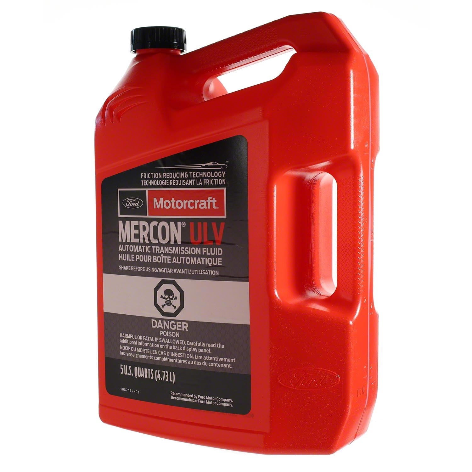 MOTORCRAFT Mercon ULV Synthetic Automatic Transmission Fluid, 5QT