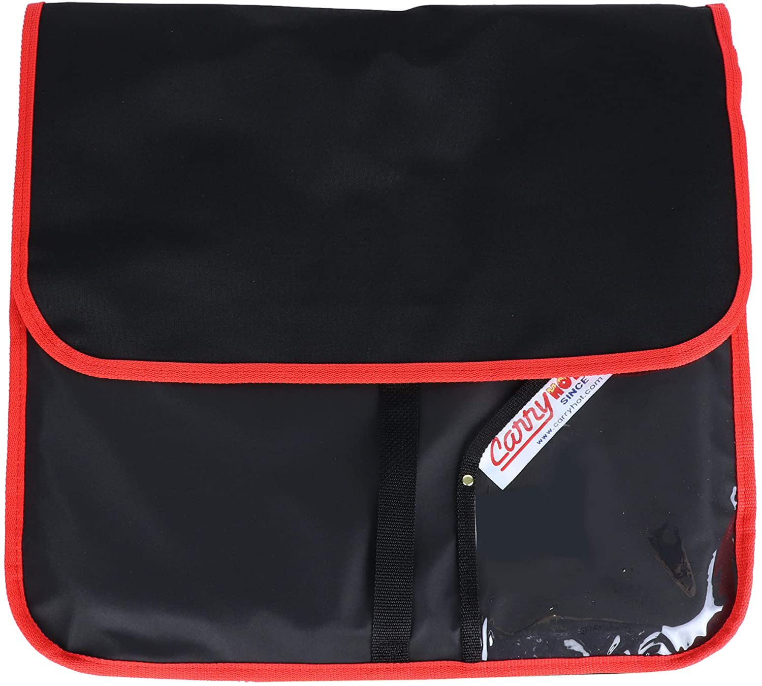 Black. Holds up to Two 16" or Two 18" Pizzas Pizza Delivery Bag Thick Insulated 
