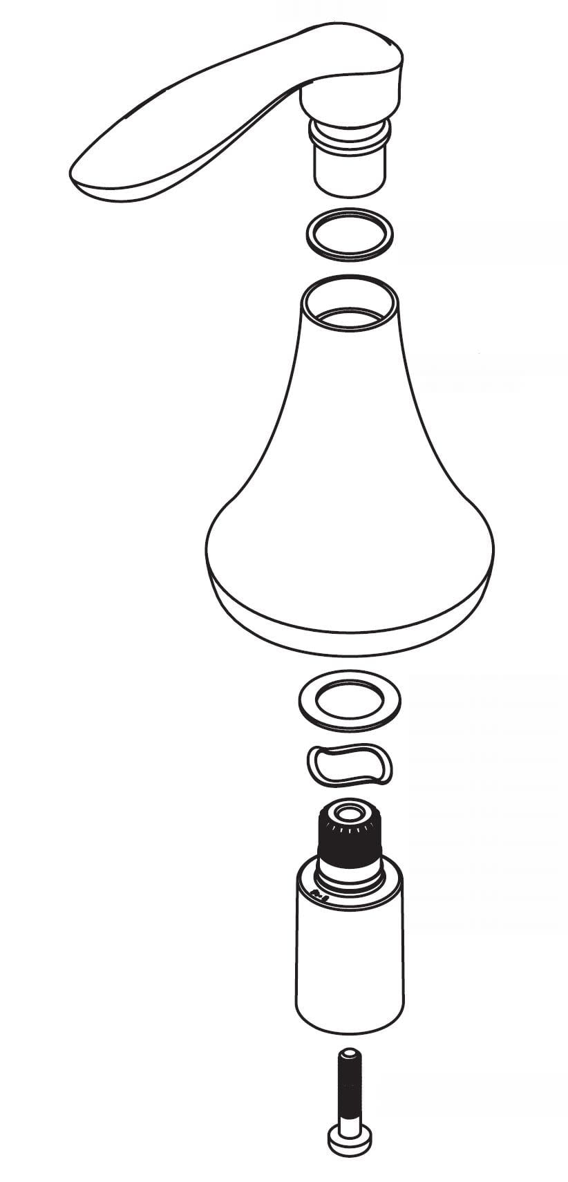 Moen 20001 Bathroom Fixture Hardware Parts - Chrome, Multi-Function Spray With WaterSense Certification