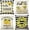 Yellow/Lemon, variant on Set of 4 Decorative Spring Wreath Pillow Covers 18 x 18 Inches - Summer Floral Leaves Bless Home Linen Cushion Case for Farmhouse Decor Room Bedroom Sofa Chair Car (18" x 18", Green/Wreath)