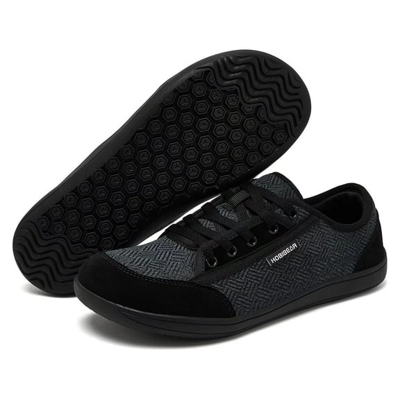 HOBIBEAR Womens Mens Minimalist Barefoot Shoes Zero Drop Wide Toe Walking Sneakers