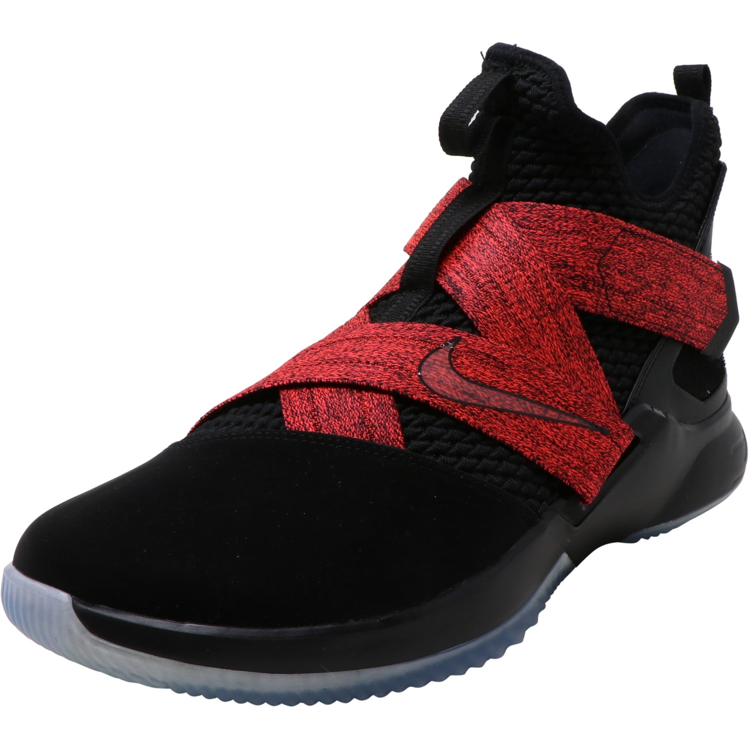 Nike - Nike Men's Lebron Soldier Xii Black / Ankle-High Indoor Court ...