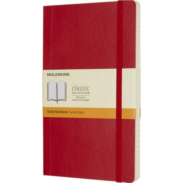 Moleskine Classic L Soft Cover Ruled Notebook