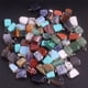 thumbnail image 2 of Piedras semipreciosas de ágata de cristal de colores mezclados al azar, diferentes tamaños, formas irregulares, colgantes, piedra natural, 2 of 2