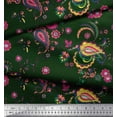 thumbnail image 3 of Soimoi polyester Crepe Fabric Floral & Paisley Print Fabric by Yard 42 Inch Wide, 3 of 5