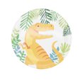 thumbnail image 4 of Bandeja de papel para vajilla de fiesta de dinosaurios de dibujos animados de Nick, juego de fiesta de cumpleaños para niños, suministros para fiestas, mantel, decoración de la bandera de Los Ángeles, 4 of 5