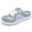 Blue, variant on Mules for Women Wide Slip-on Shoes Comfortable Backless Walking Shoes with Removable Sole