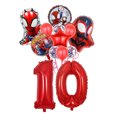 thumbnail image 1 of Spidey And His Amazing Friends Birthday Decorations Tableware Kit Plates Cups Tablecloth Backdrop Balloons Child Party Supplies, 1 of 5