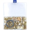thumbnail image 1 of Kit para colgar cuadros, 250 piezas, colgadores de cuadros, clavos para colgar cuadros, colgadores de pared, colgar cuadros, ganchos para colgar cuadros, accesorios para colgar marcos, 1 of 5