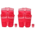 thumbnail image 4 of Masteelf 2pcs Convenient Volunteer Vest Wear-resistant Safety Vest High Visibility Vest Practical Volunteer Vest, 4 of 8