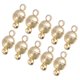 thumbnail image 4 of EeaseMX 10 cierres magnéticos cilíndricos de 10 mm para joyería, delicados cierres para collar, multiusos, para pulseras y bisutería (dorados), 4 of 7