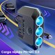 thumbnail image 5 of Speravity ABS Triple seguro para carga de coche seguro Adaptador de de coche USB dual Adaptador de encendedor de cigarrillos Paneles de instrumentos para automóviles, 5 of 6