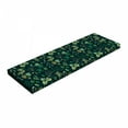 thumbnail image 1 of Floral Bench Pad, Nocturnal Forestry Concept Wild Herbs Dandelions and Falling Leaves Victorian Motifs, HR Foam Cushion with Decorative Fabric Cover, 45" x 15" x 2", Multicolor, by Ambesonne, 1 of 3