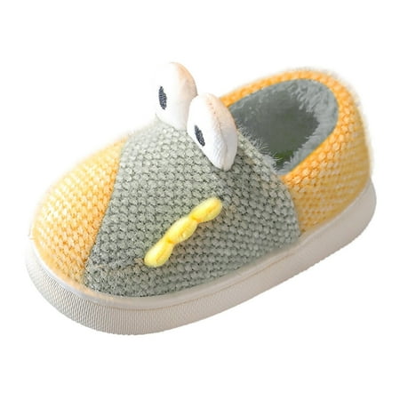 

Zlekejiko Kids Dinosaur Slippers Girls Boys Slippers Memory Foam Comfy House Slippers Bedroom Home Slippers Winter Warm Indoor Shoes