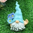 thumbnail image 4 of Vorkoi Garden Gnome Statue, Small Resin Dwarf Gnome Figurine, Outdoor Gnome Garden Decorations for Patio Yard Lawn Porch, Ornament Gift, 4 of 7