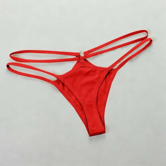 LWITHSZG G String Thongs for Women Trendy Low Rise Stretchy Briefs Comfortable Breathable Ladies Panties Valentines Day Underwear S-XL