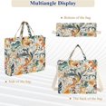 thumbnail image 6 of FORMRS Womens Corduroy Tote Bag Crossbody Shoulder Handbag with Pocket, Whimsical Leaves, 6 of 7