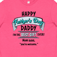 thumbnail image 4 of Inktastic Happy Father's Day- Best Gift Ever Youth T-Shirt, 4 of 5