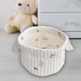 thumbnail image 3 of Contenedor de almacenamiento Organizador plegable grueso Multifuncional Plegable Gran capacidad Portátil Lavable para armario Hogar Dormitorio Patrón de oliva pequeño Soledad Cesta de almacenamiento, 3 of 10