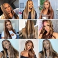 thumbnail image 5 of Human Hair Bundles Blonde Two Tone Highlight Straight Weave Extension 100% Virgin Human Hair P4/27 Human Hair Bundles, 5 of 5