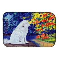 Great Pyrenees Dish Drying Mat
