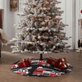 thumbnail image 4 of Fuzoiu Fire and Rescue Truck Print Christmas Tree Skirt,Xmas Christmas Decorations,Xmas Tree Mat for Farmhouse Holiday New Years Home Party Decor Tree Rugs-36", 4 of 6