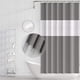 thumbnail image 1 of Cortina de ducha impermeable, resistente al moho y antibacteriana con ganchos, accesorios de baño, 180 x 180 cm (gris empalmada), 1 of 1