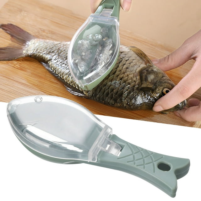 Écailler de Poisson, Outil de Détartrage de Poisson Mignon en Forme de Poisson pour Cuisine