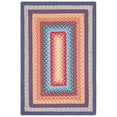thumbnail image 2 of Safavieh Braided Ellen Bordered Machine Washable Reversible Area Rug, Red/Orange, 3' x 5', 2 of 18