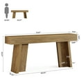 thumbnail image 2 of Tribesigns 70.9-Inch Long Console Table, Farmhouse Narrow Entryway Table Behind the Couch for Living Room,Natural, 2 of 7