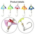 thumbnail image 3 of 5pcs Lure Spin Spoon Twisters Spinner Lure Reflective artificial bait with Box, 3 of 10