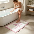 thumbnail image 6 of Antqov Bow Bath Mat 16x24" Cute Non Slip Bedroom Rug Soft Absorbent Bath Rug for Bedroom Bathroom Home Floor, 6 of 6