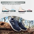 thumbnail image 6 of FitVille Mens Walking Shoes Wide Width Lightweight Men’s Wide Athletic Sneakers (Black, 11 x-Wide), 6 of 7