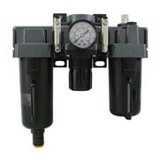 EXELAIR™ by Milton FRL Air Filter, Regulator, and Lubricator System - 1/2" NPT - Metal Bowl, Automatic Float (EX45FRL40A-04M)