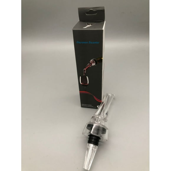 Decantador de vino acrílico Chickenmouth Pourer, juego de decantador de barra, juego de caja de colores