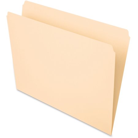 Pendaflex Essentials 1-ply Tab Manila File Folder, Manila, 100 / Box (Best Way To File Papers)