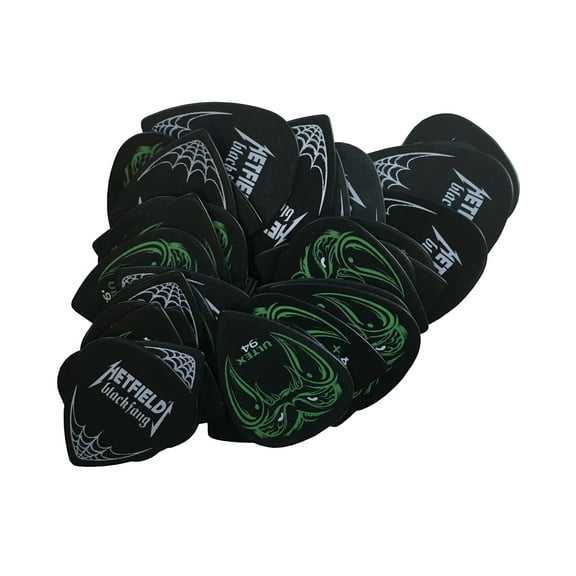 Dunlop Guitar PIcks Black Fang 24 Picks 1.0mm James Hetfield