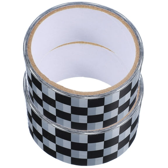 OUNONA 2 Rolls Masking Tape Black Multi-function Packaging Heavy Duty