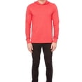 thumbnail image 1 of Gravity Threads Chandail à Capuche à Manches Longues pour Hommes, Rouge Chiné TG, 1 of 2