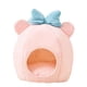 thumbnail image 4 of Linda cama para gatos, nido cálido, caseta para perros, parte inferior antideslizante, acogedora cueva para gatitos, tienda para gatos, casa para , Rosado Gloria cama de gato de peluche, 4 of 9