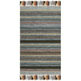 thumbnail image 6 of SAFAVIEH Montauk Lorenzo Striped Cotton Area Rug, Blue/Multi, 6' x 6' Square, 6 of 8