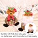 thumbnail image 4 of Advancent Adorno para árbol de Navidad, decoración de moda DIY, muñeca colgante, recuerdo de fiesta de año nuevo, accesorios de diseño, accesorio Kits de decoración para fiestas Papá Noel Advancent HA069736-01, 4 of 6