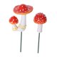 thumbnail image 5 of 2 piezas de estacas de resina con forma de seta para jardín, macetas y decoración. Figuras en miniatura. Rojo, 5 of 9