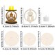 thumbnail image 3 of Ramadan Wooden Decorative Ornament Mooning Castle Candlestick Holiday Decoration Hand Made Three Dimensional Ornaments Middle Easts, 3 of 5