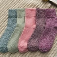 thumbnail image 6 of Women Warm Super Soft Plush Slipper Sock Winter Fluffy Medium Length Socks Casual Home Sleeping Fuzzy Cozy Sock, 6 of 9